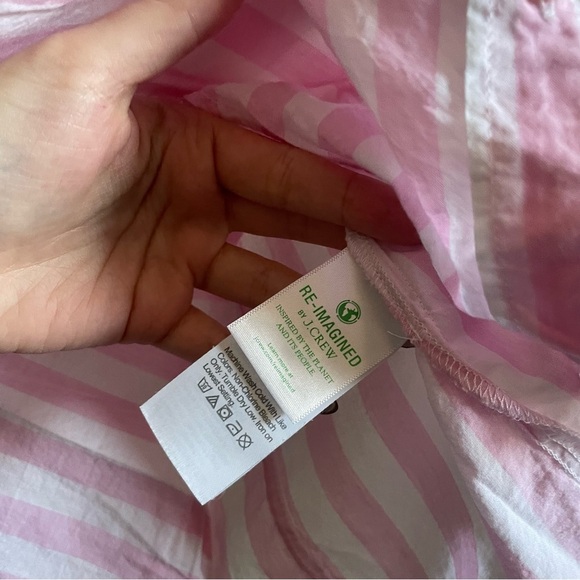 J. Crew Garçon cotton poplin shirt‎ in pink stripe - Picture 6 of 7